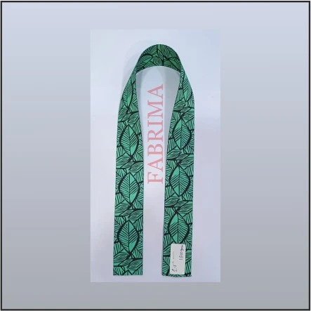 Printed Niwar | 1.5 Inch | Green