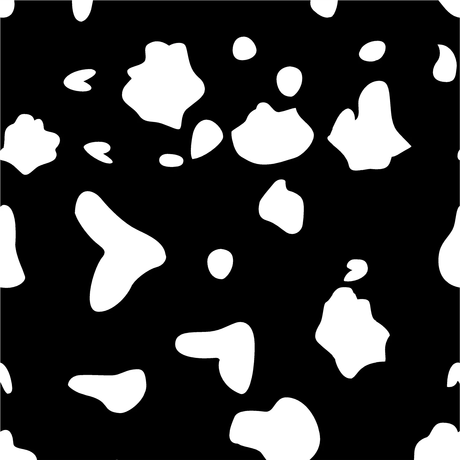 Printed Heavy Twill Bonded | 180 Gsm | Black Dot | Black